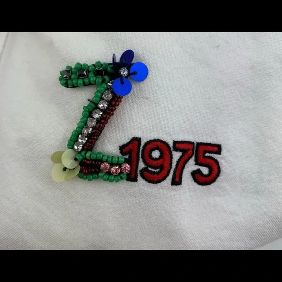 Zara NWT white button-down shirt with logo details - Picture 4 of 6